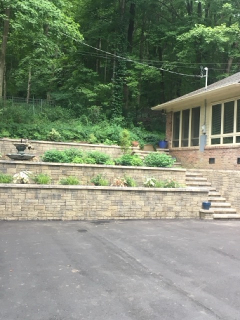 Tiered Retaining Wall System